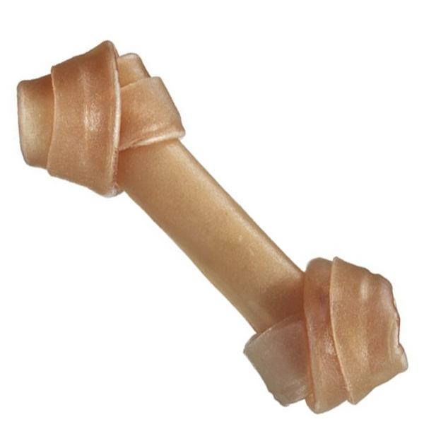 Cheeko Rawhide Knotted Bone Classic Dog Dental Chew