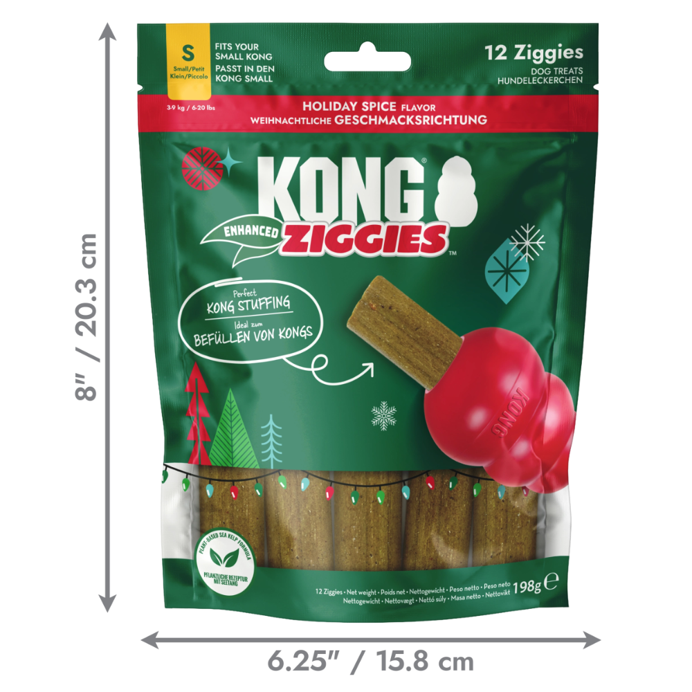 KONG Ziggies Holiday Spice Small 🎄 Christmas Dog Treats