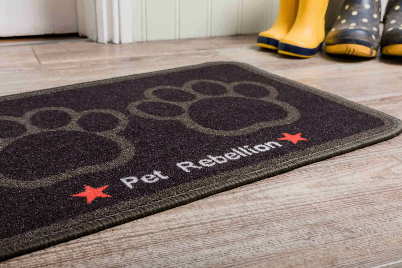 Dinner Mate Absorbent Food & Water Bowl Mat by Pet Rebellion