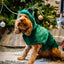 Dog green teddy bear drying robe towel