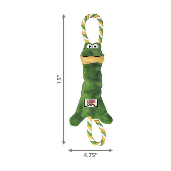 KONG Tugger Knots | Rope & Plush Tug Dog Toy