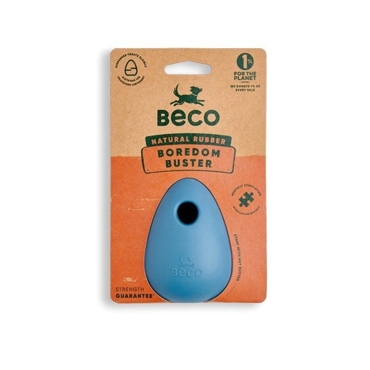 Beco Boredom Buster 🦴 Natural Rubber Treat Dispensing Enrichment Toy for Dogs