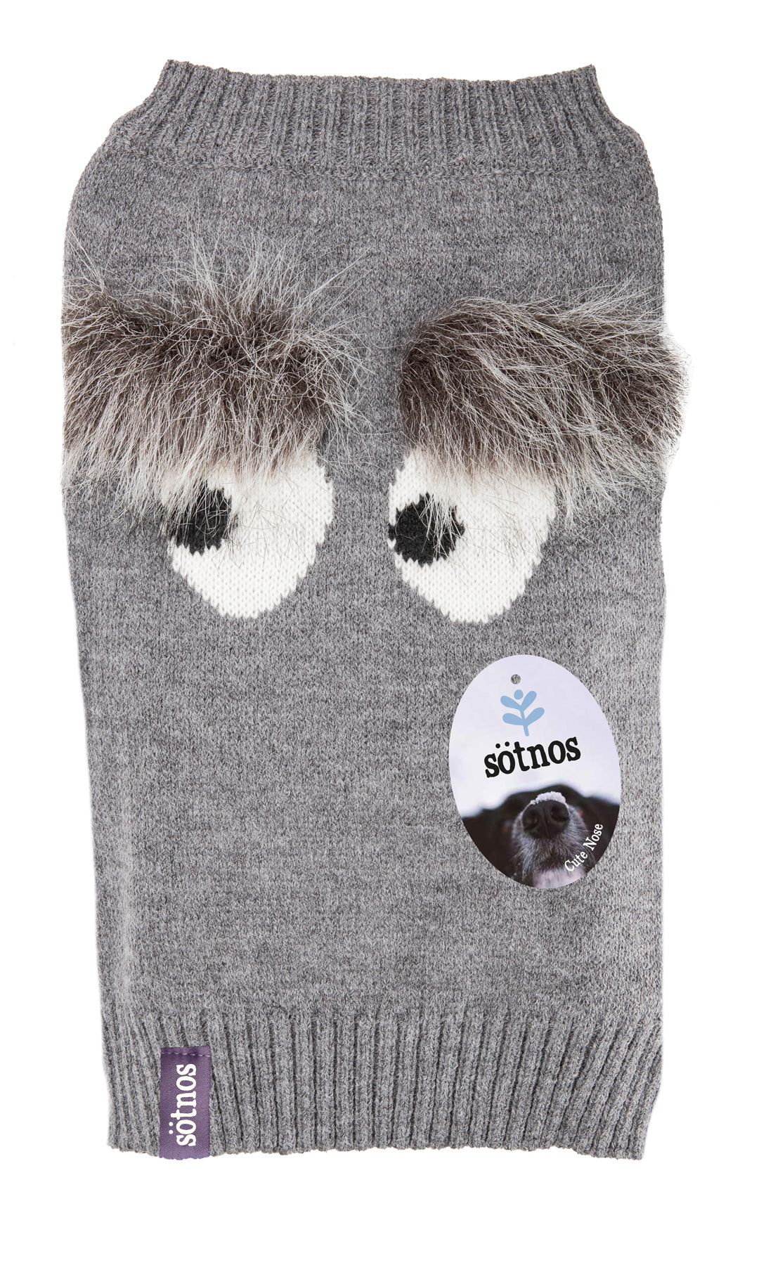 Stnos Awesome Eyebrow Sweater | Cosy Dog Jumper