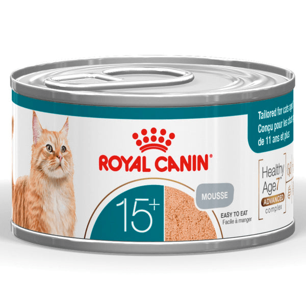 Royal Canin | Ageing 15+ Wet Cat Food Tin | Air Mousse | Senior Cat Nutrition | 85g