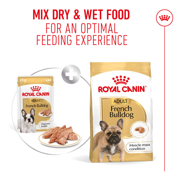 Royal Canin | Breed Health Nutrition | Wet Dog Food Pouch | French Bulldog - 85g