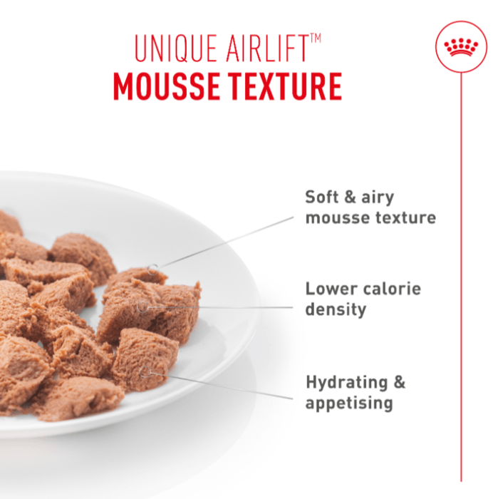Royal Canin | Light Weight Care | Wet Cat Food Tin | Air Mousse | Cat Nutrition | 85g