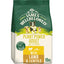 James Wellbeloved plant power adult dog food packaging with images of dogs on a green and white background.