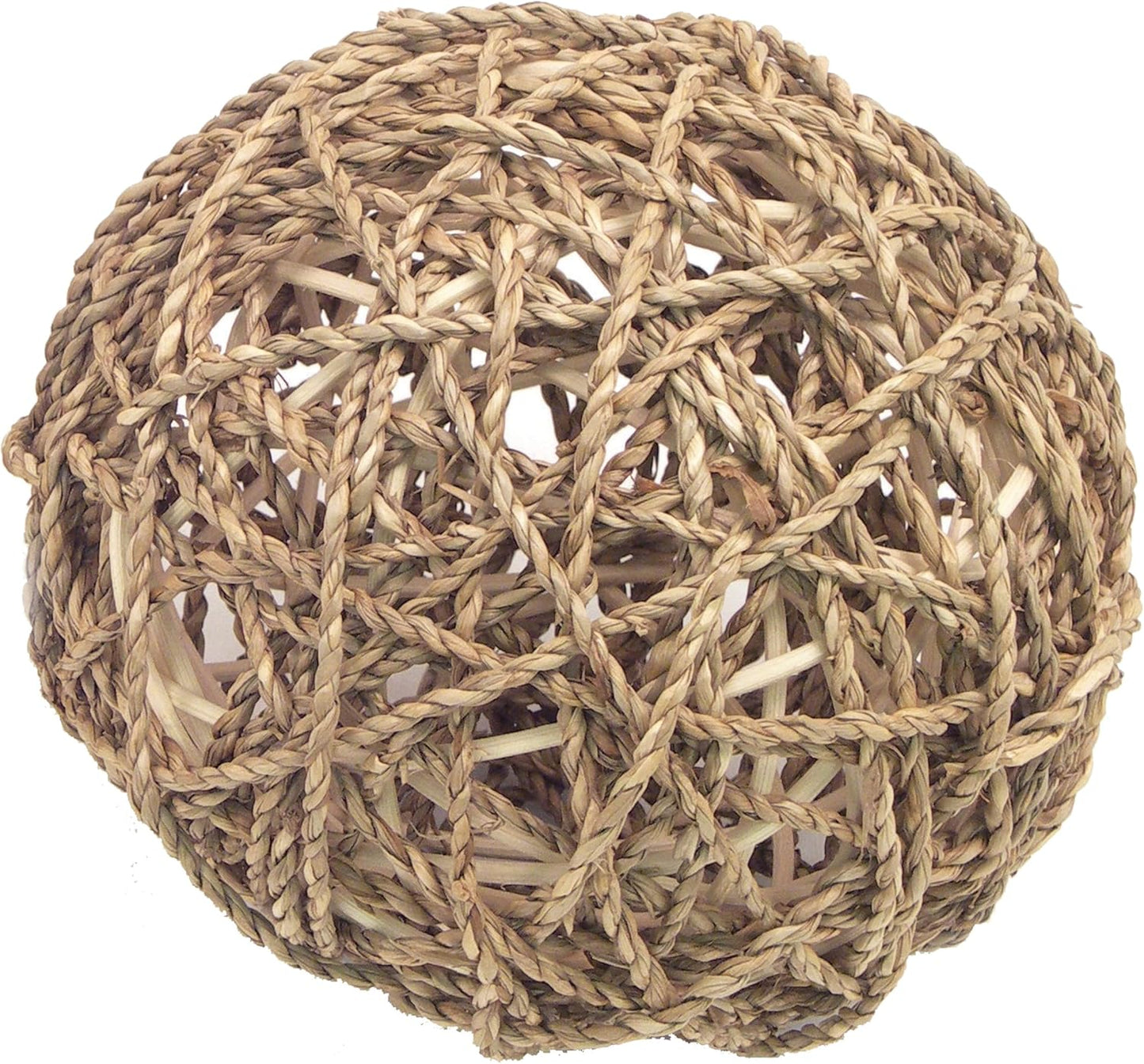 Rosewood Seagrass Fun Ball Large - Natural Chew Toy for Small Pets