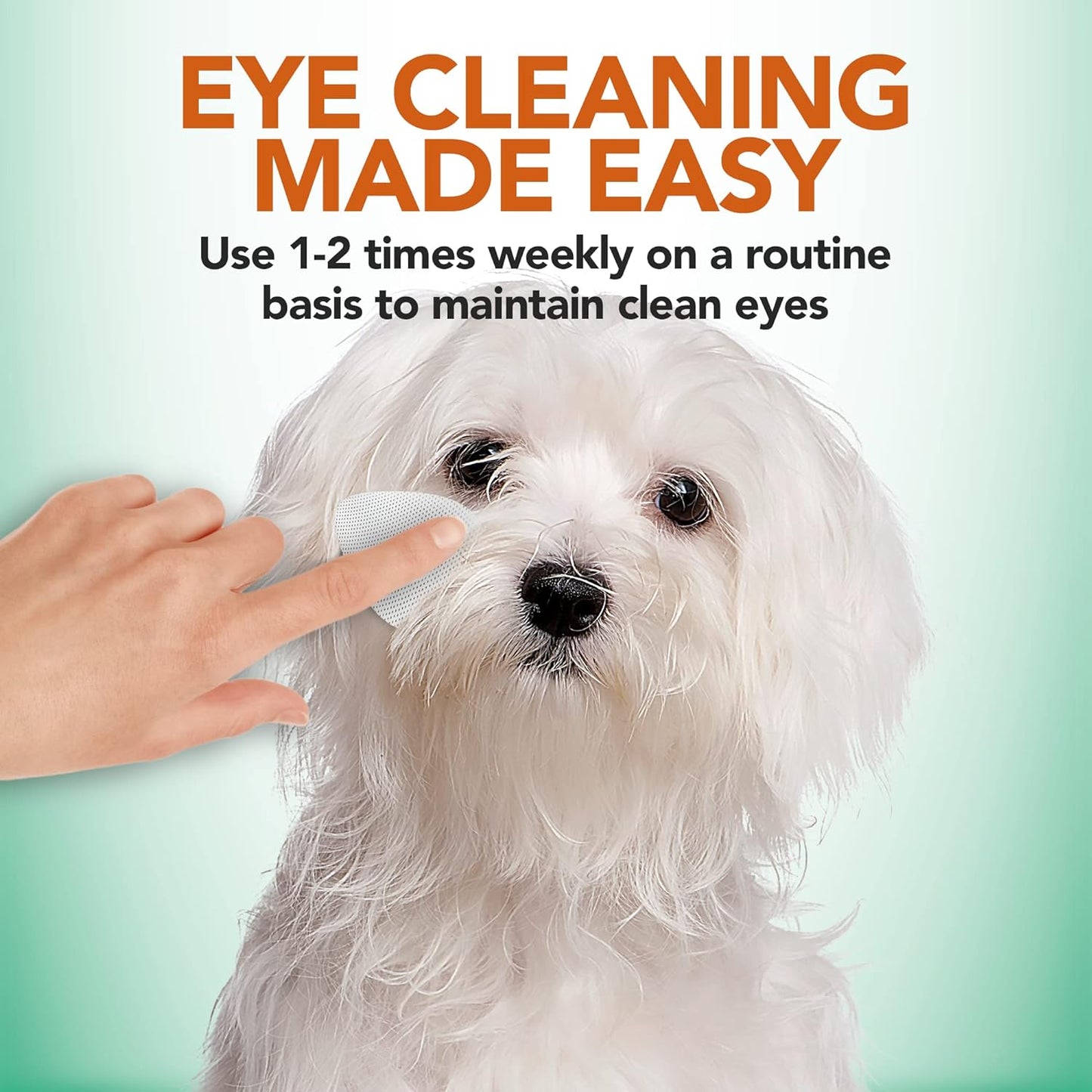 Vet's Best | Dog Eye Care | Clean Eye Round Pads - 100 Pack