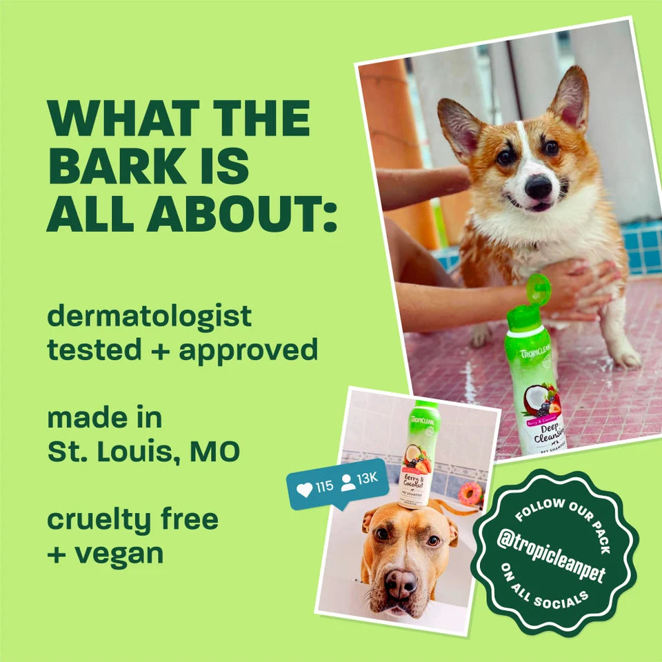 TropiClean Postbiotic Ear Wash 118ml | Alcohol-Free Pet Care